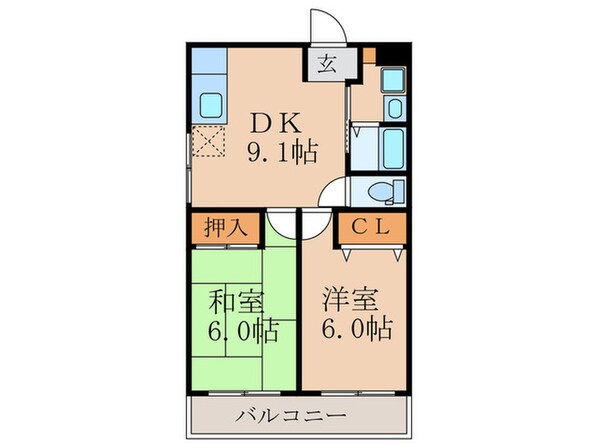 カストルム本丸の物件間取画像